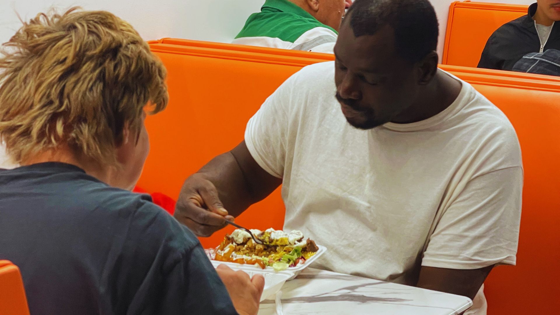 Guests enjoying halal meals at Yala nonprofit restaurant