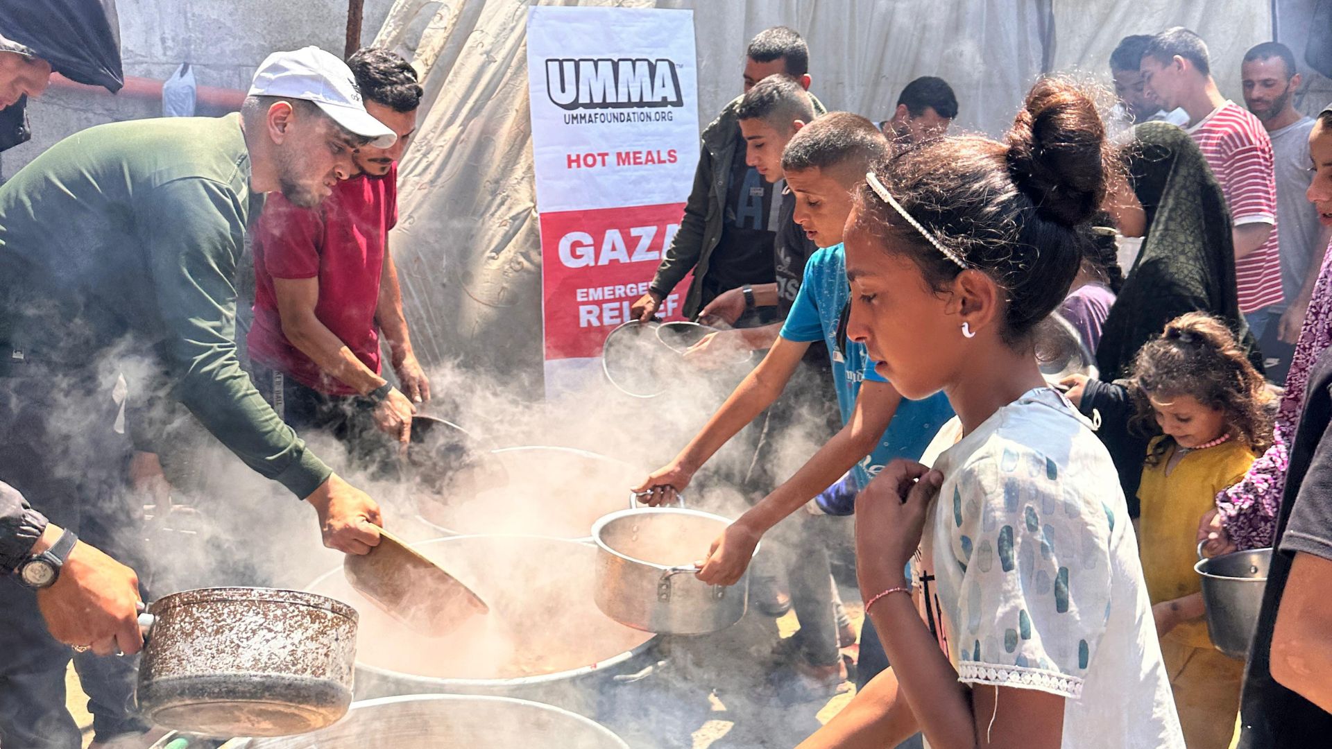 Gaza food aid by Umma Foundation, 2025