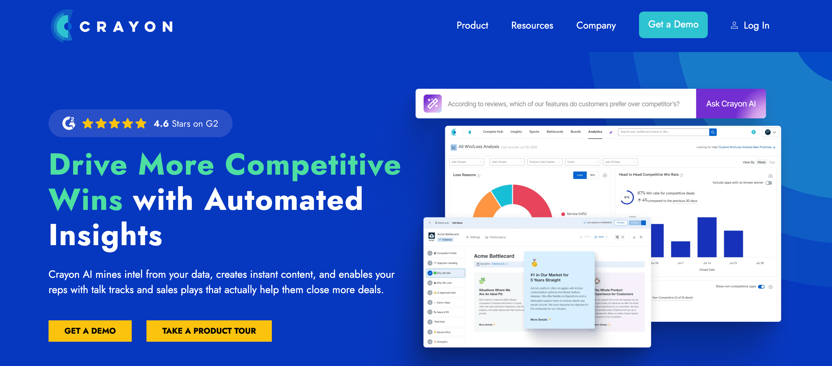 Crayon competitive intelligence tool