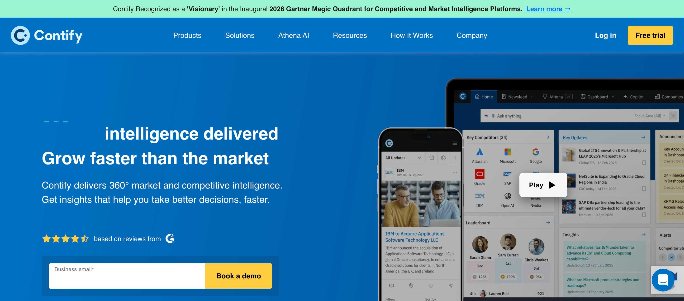 Contify competitive intelligence tool