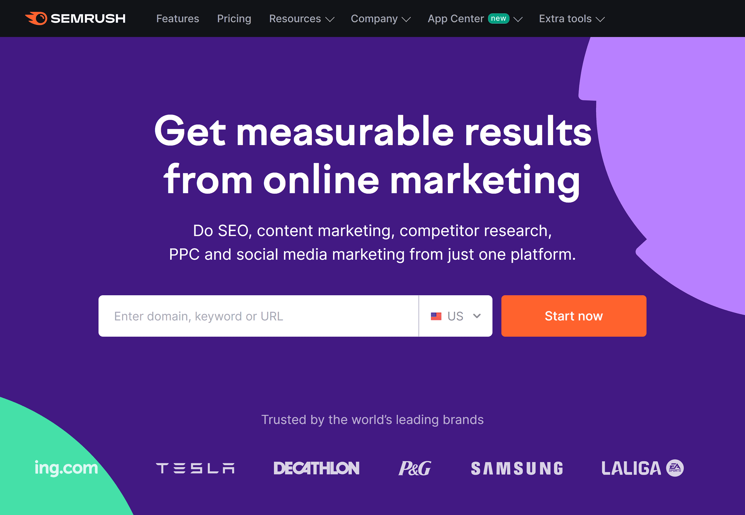 Semrush competitive intelligence tool