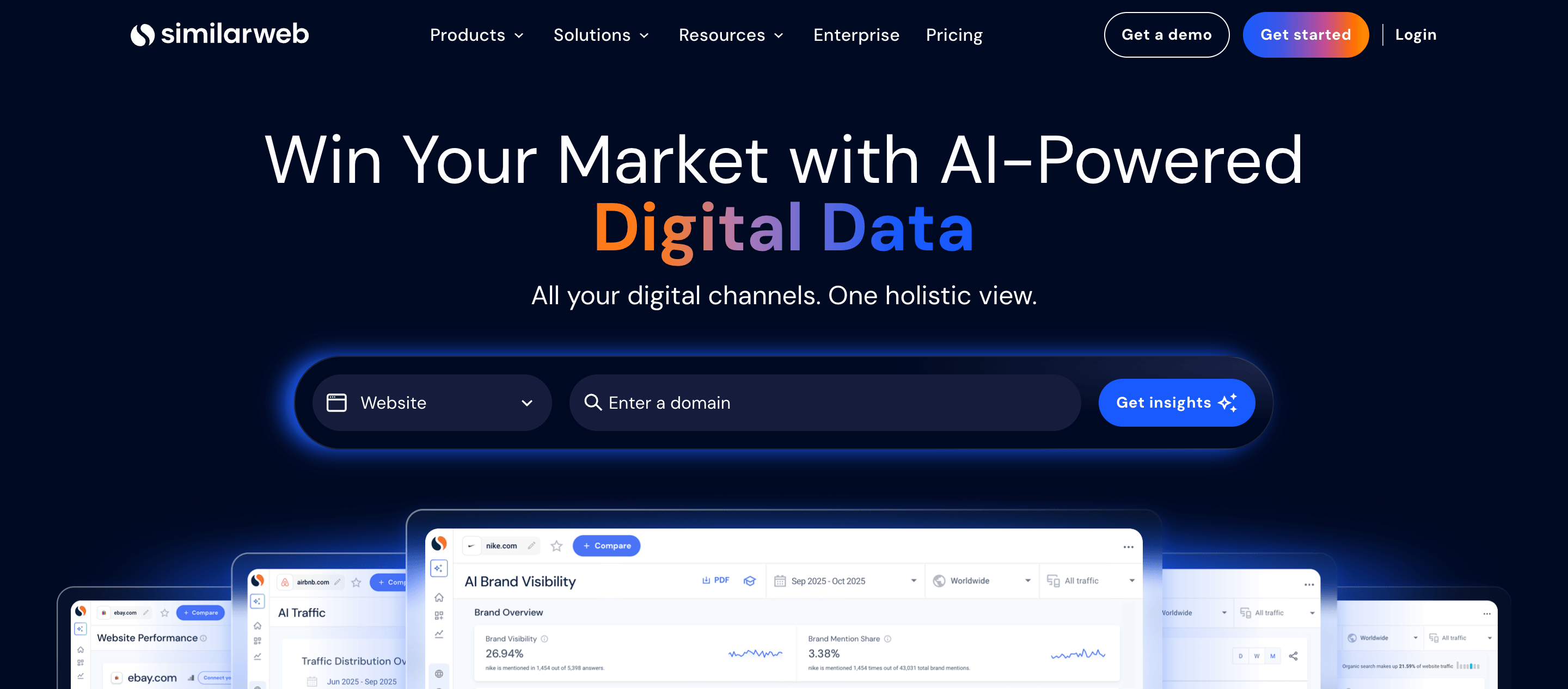 Similarweb competitive intelligence tool