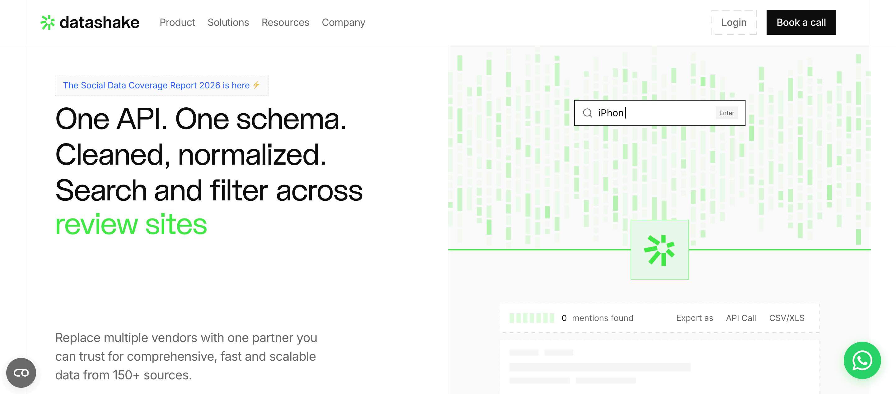 Datashake competitive intelligence tool