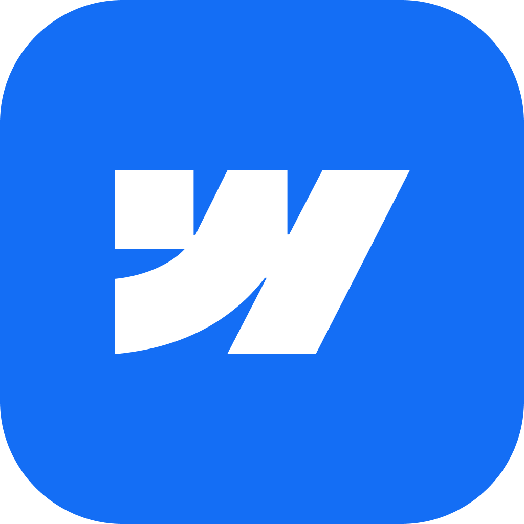 White stylized 'W' logo on a blue rounded square background.