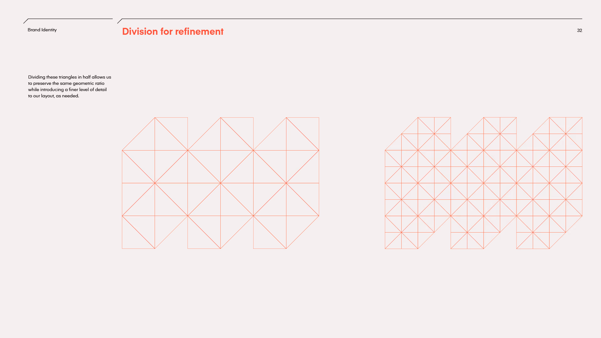 MOSAIC Architects brand guidelines: grid refinement