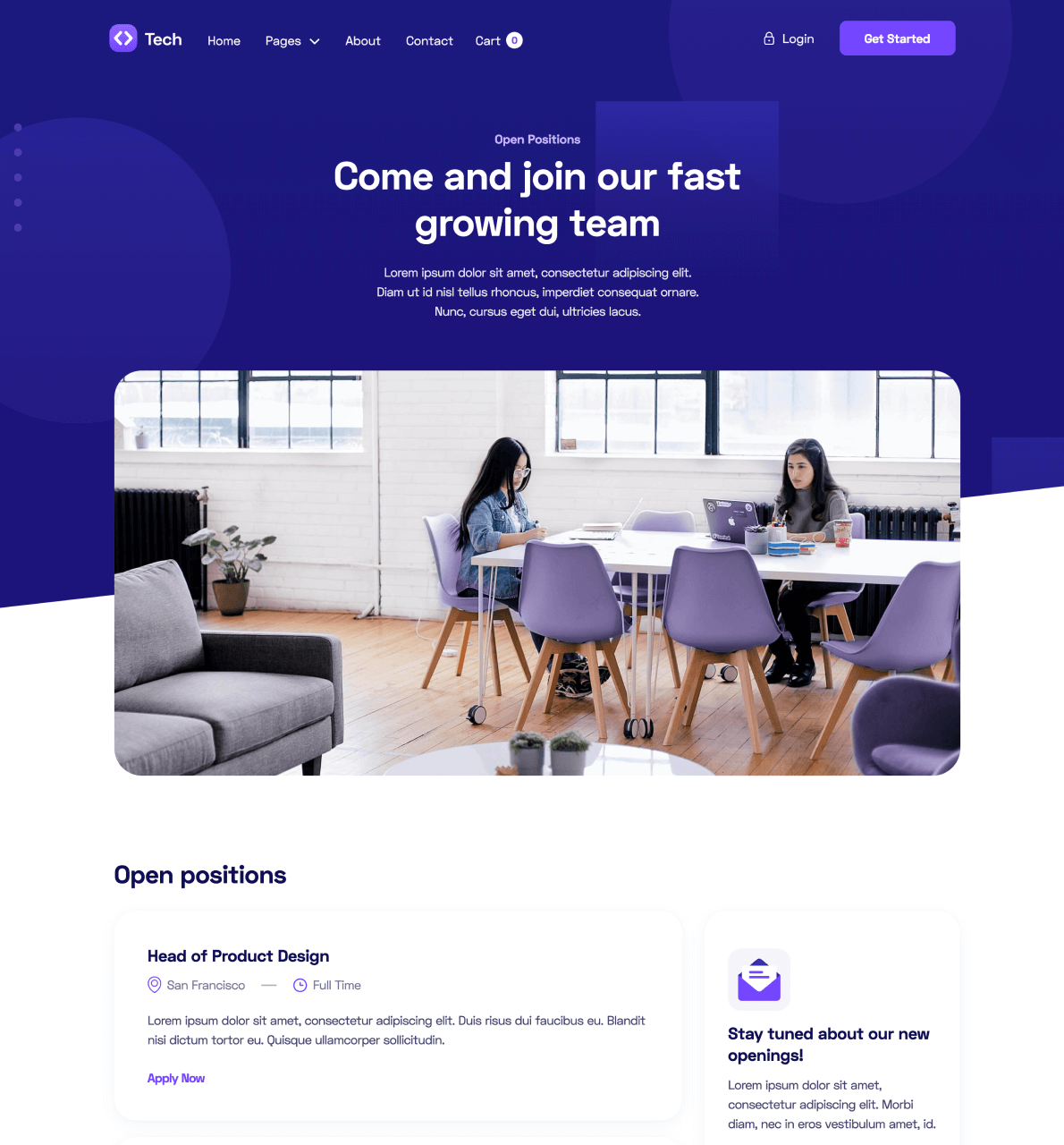 Careers V3 - Tech Webflow Template