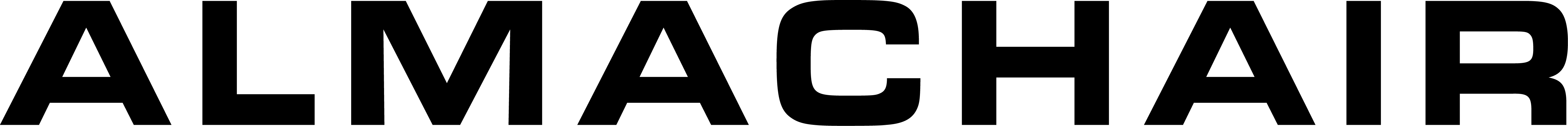 Logo zwart Almachair