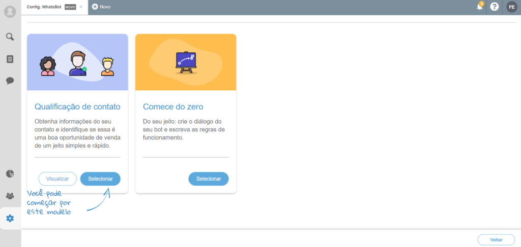 Configuração de WhatBot no Octadesk