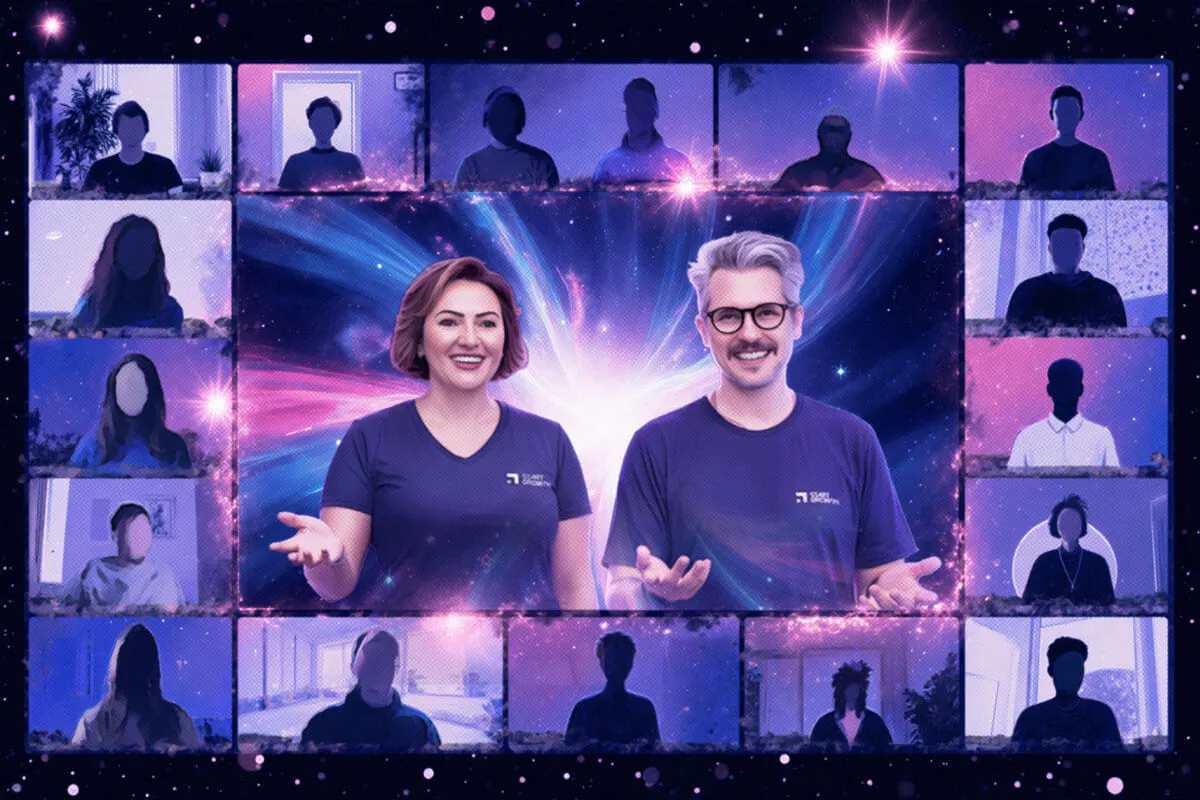 12 Mentorias ao vivo para ajustar seu crescimento em Tempo Real