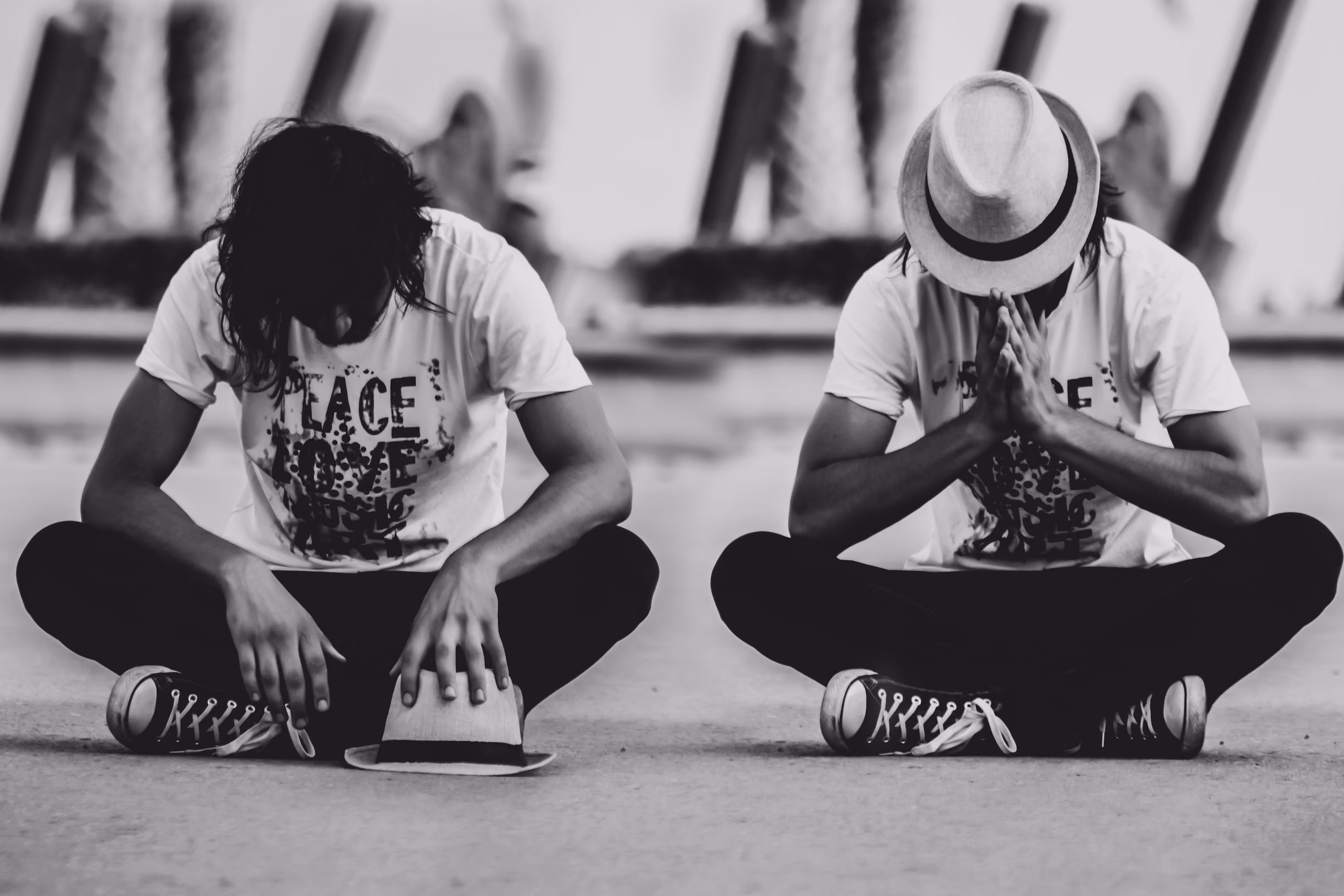 Black and white image representing emotional reactions, empathy, and person centered therapy in CT
