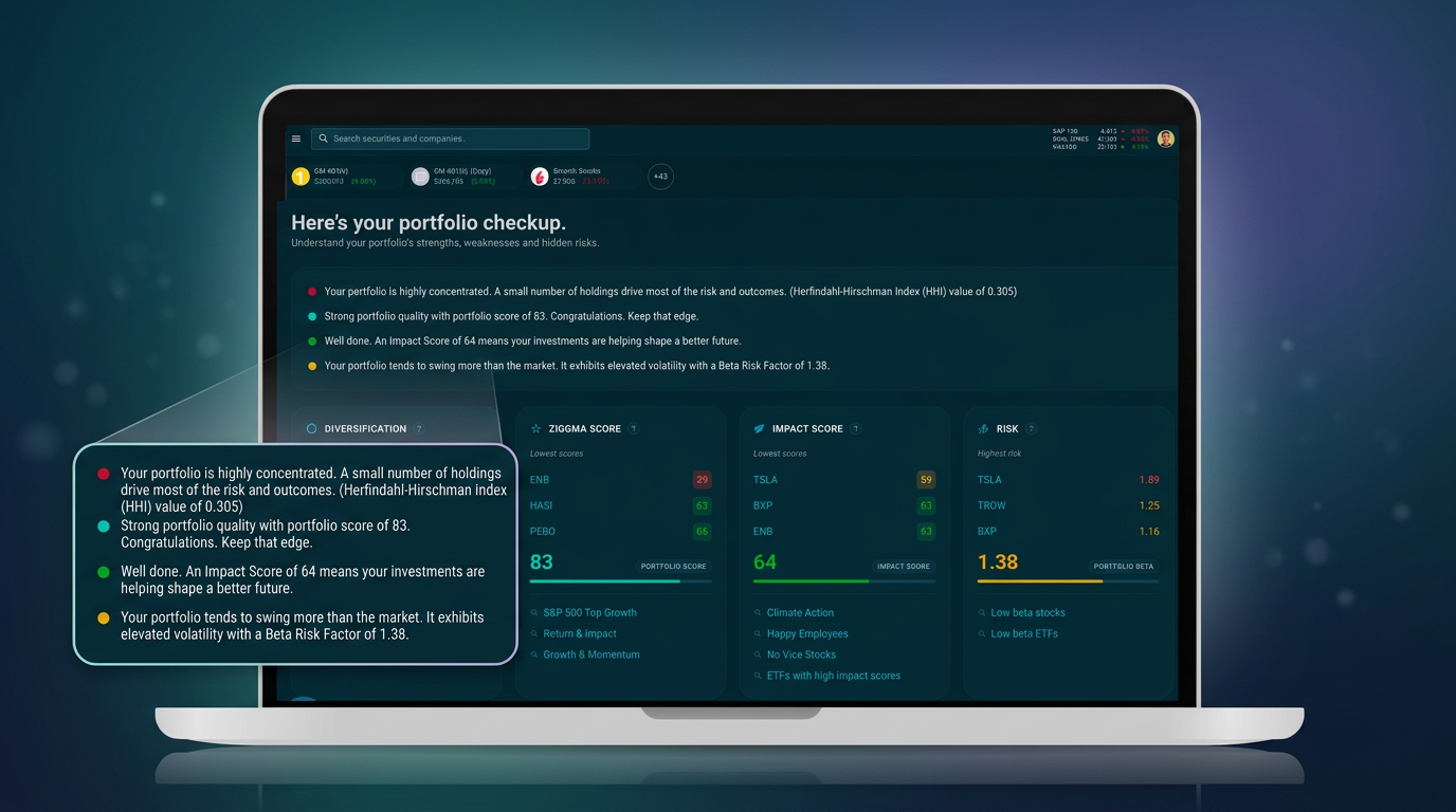 Image representing the Ziggma Portfolio Checkup