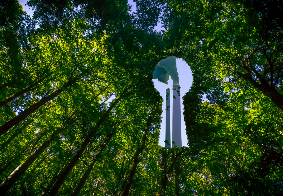 Image illustrating greenwashing