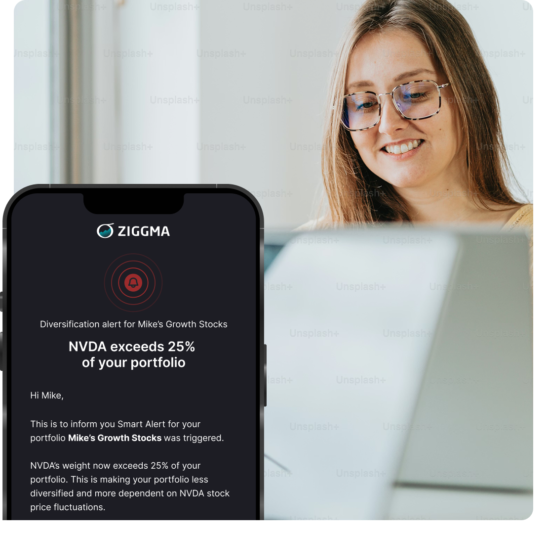 Linking an account for portfolio tracking