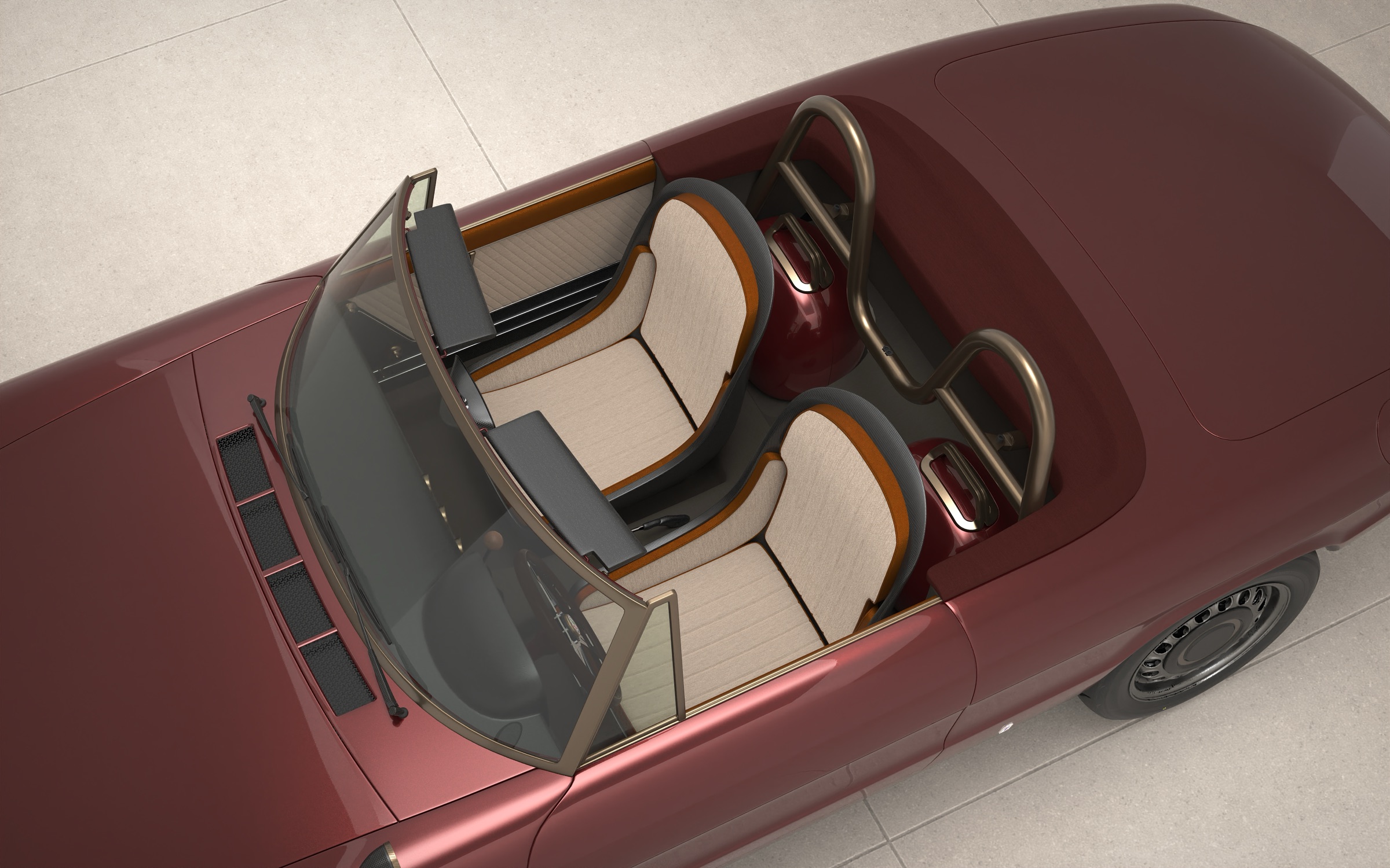Venduetto cockpit from above