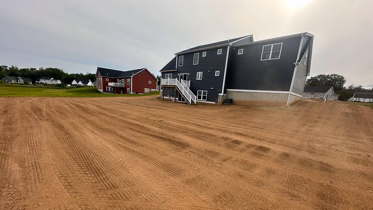 Soil preparation and grading for healthy turf growth in Suffield, CT