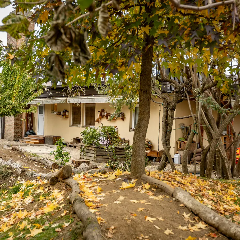 Zunanji prostor v vrtcu.