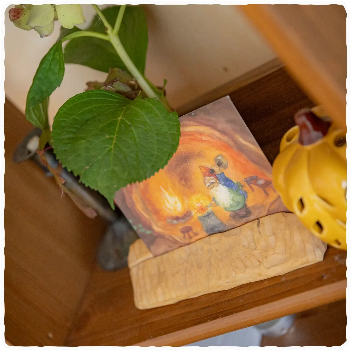 Waldorfska dekoracija v vrtcu.