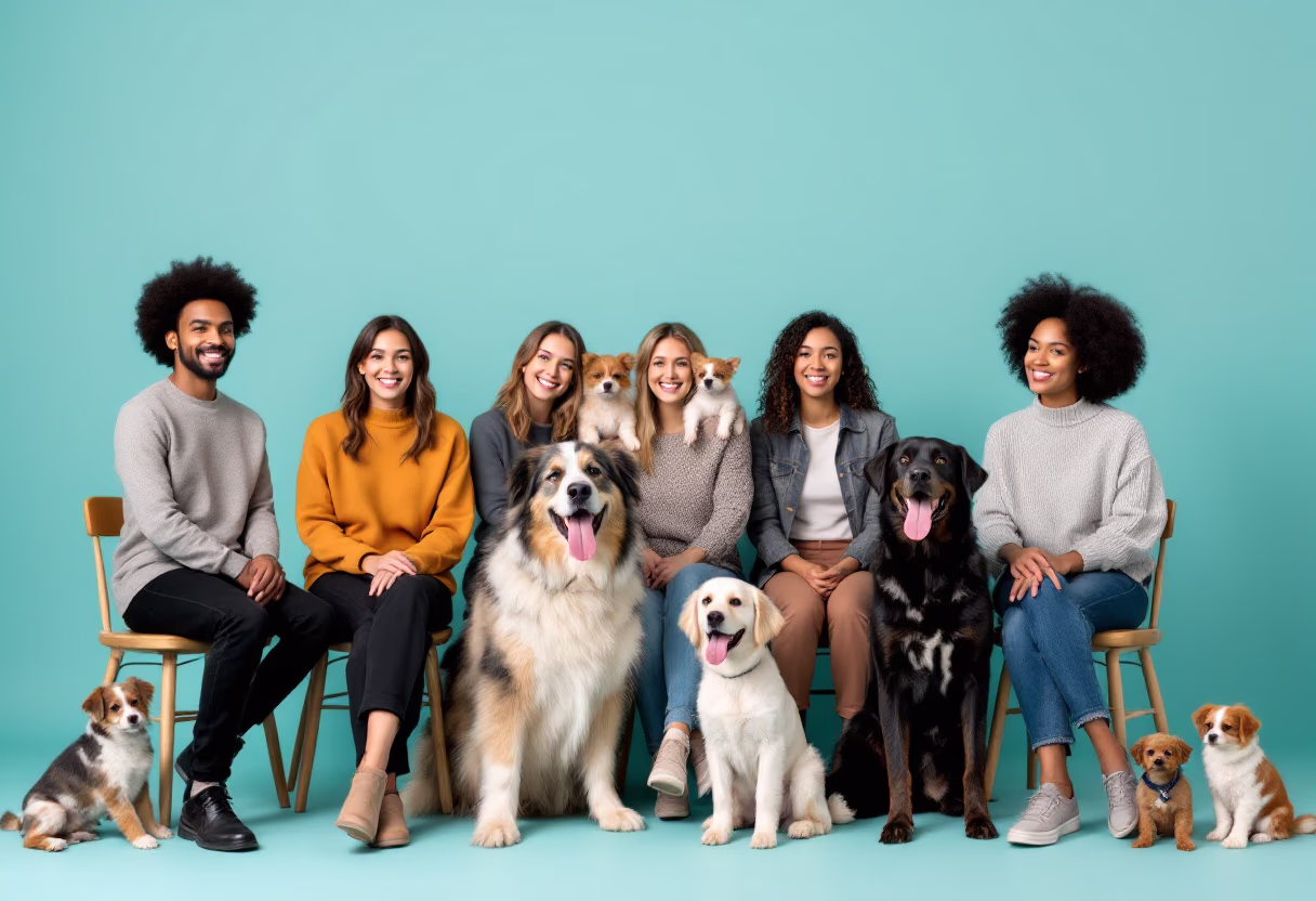 image of a pet training class