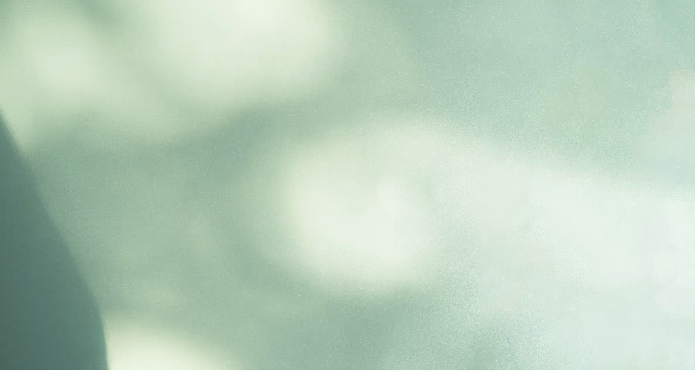 Soft-focus close-up of a seashell on a sandy beach with a blurred greenish background.