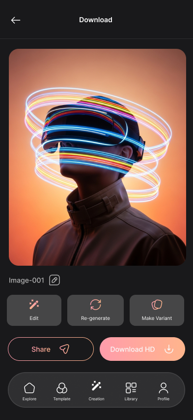 Screen - Promptz Webflow Template