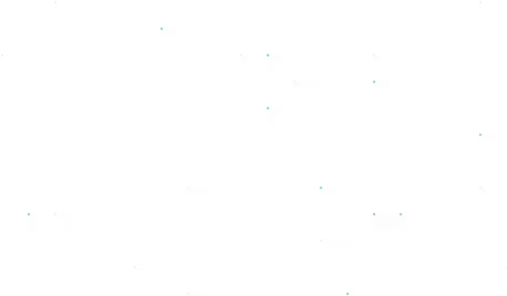 Pattern of small turquoise stars scattered on a black background.