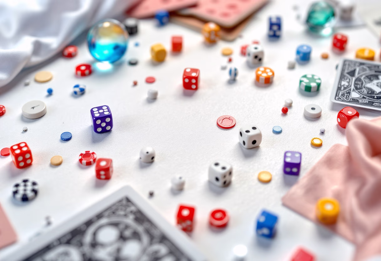 image of diverse collection of games