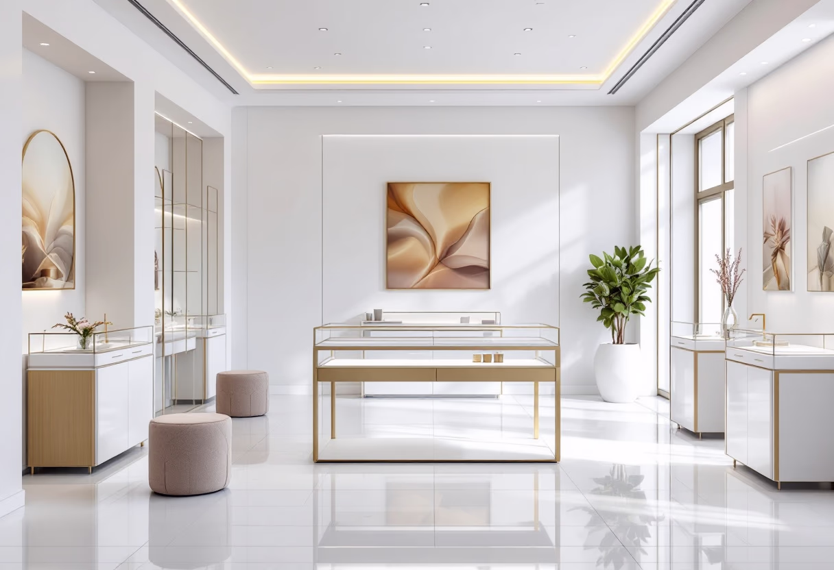 [background image] image of elegant office space (for a jewelry store)