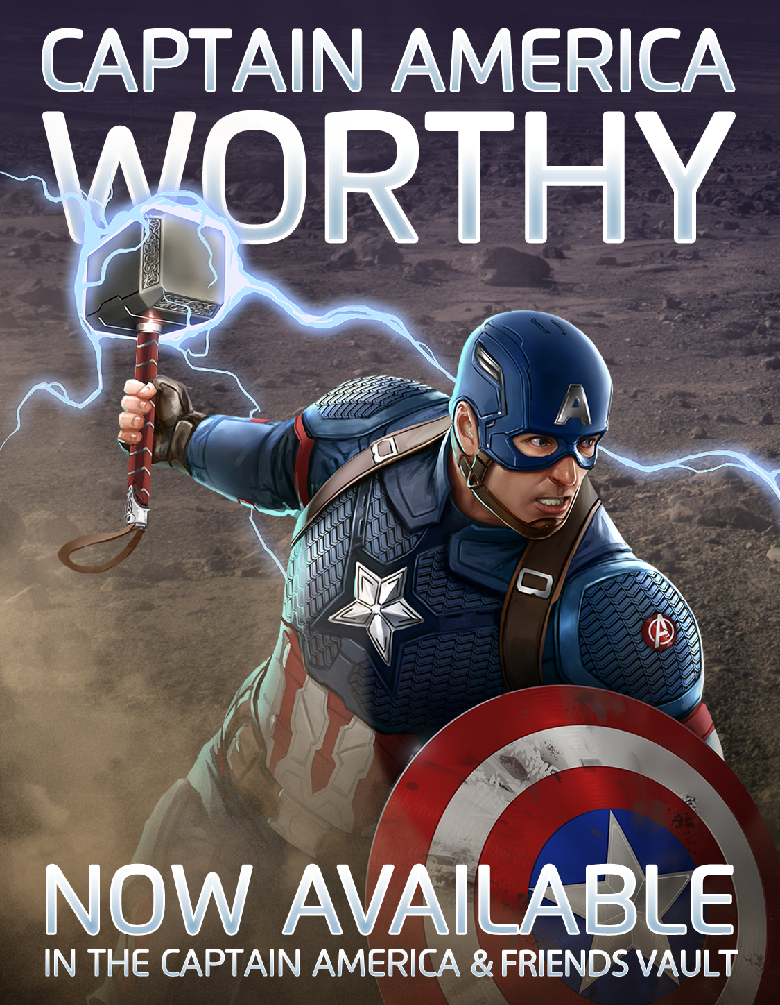Worthy Captain America message of the day
