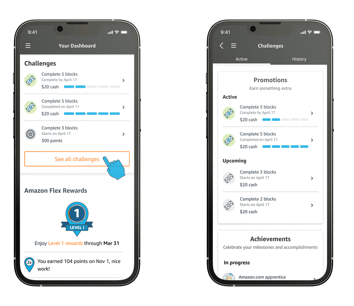 Challenge and promotion example image