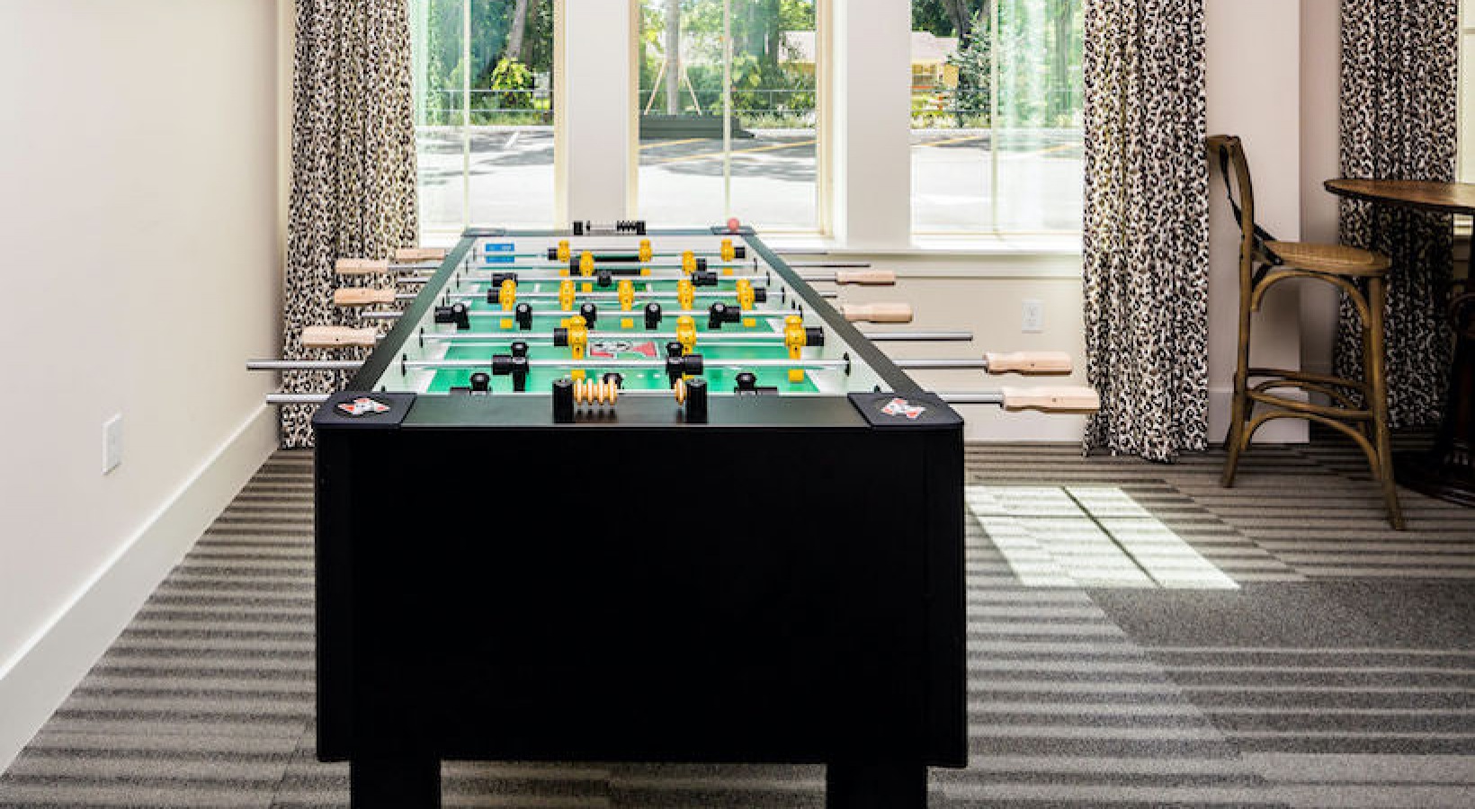 Foosball table at Novus Westshore
