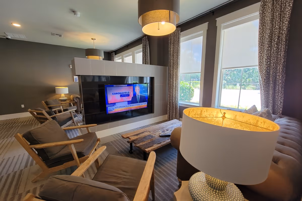 Resident social lounge