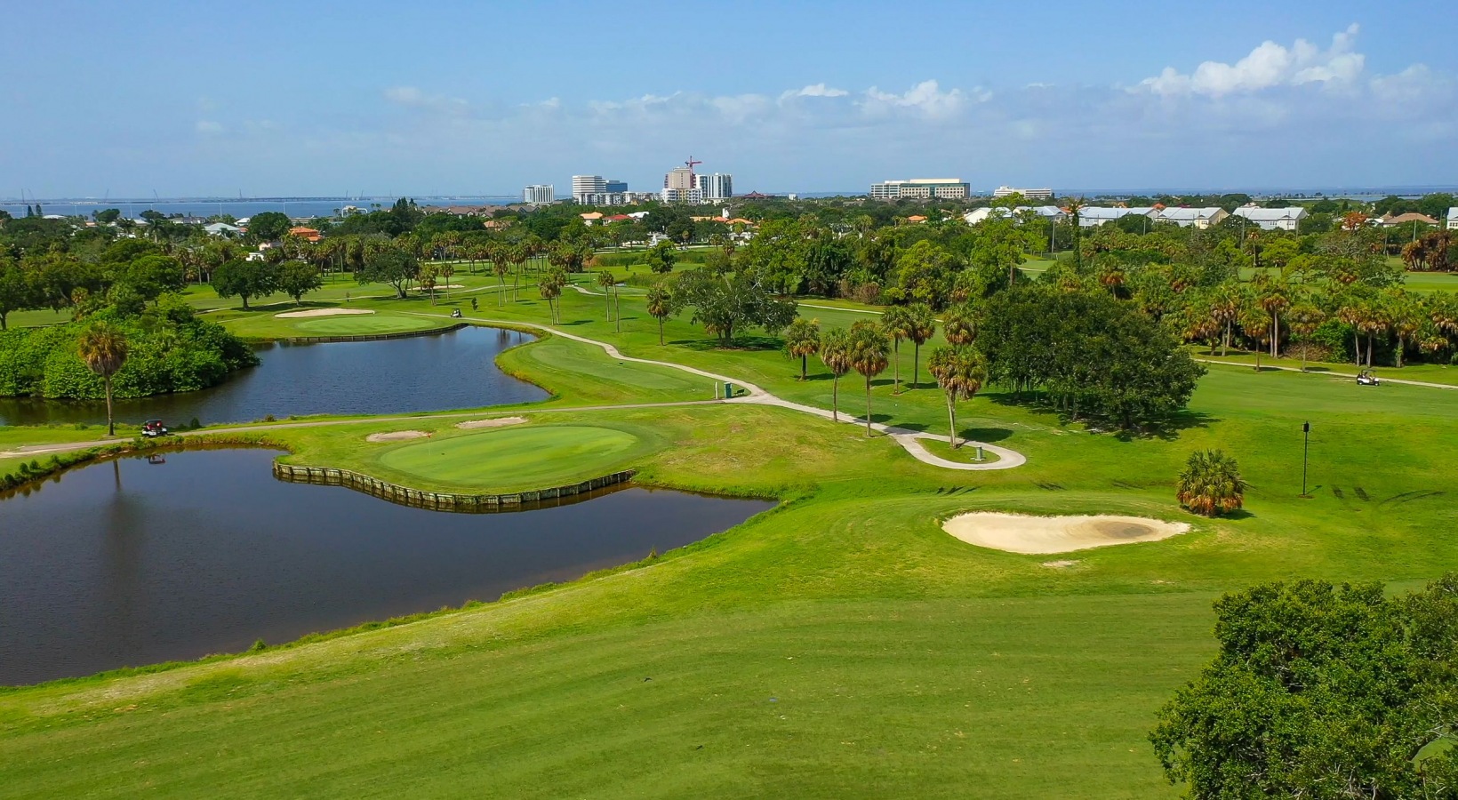 Golf course in Tampa, Florida