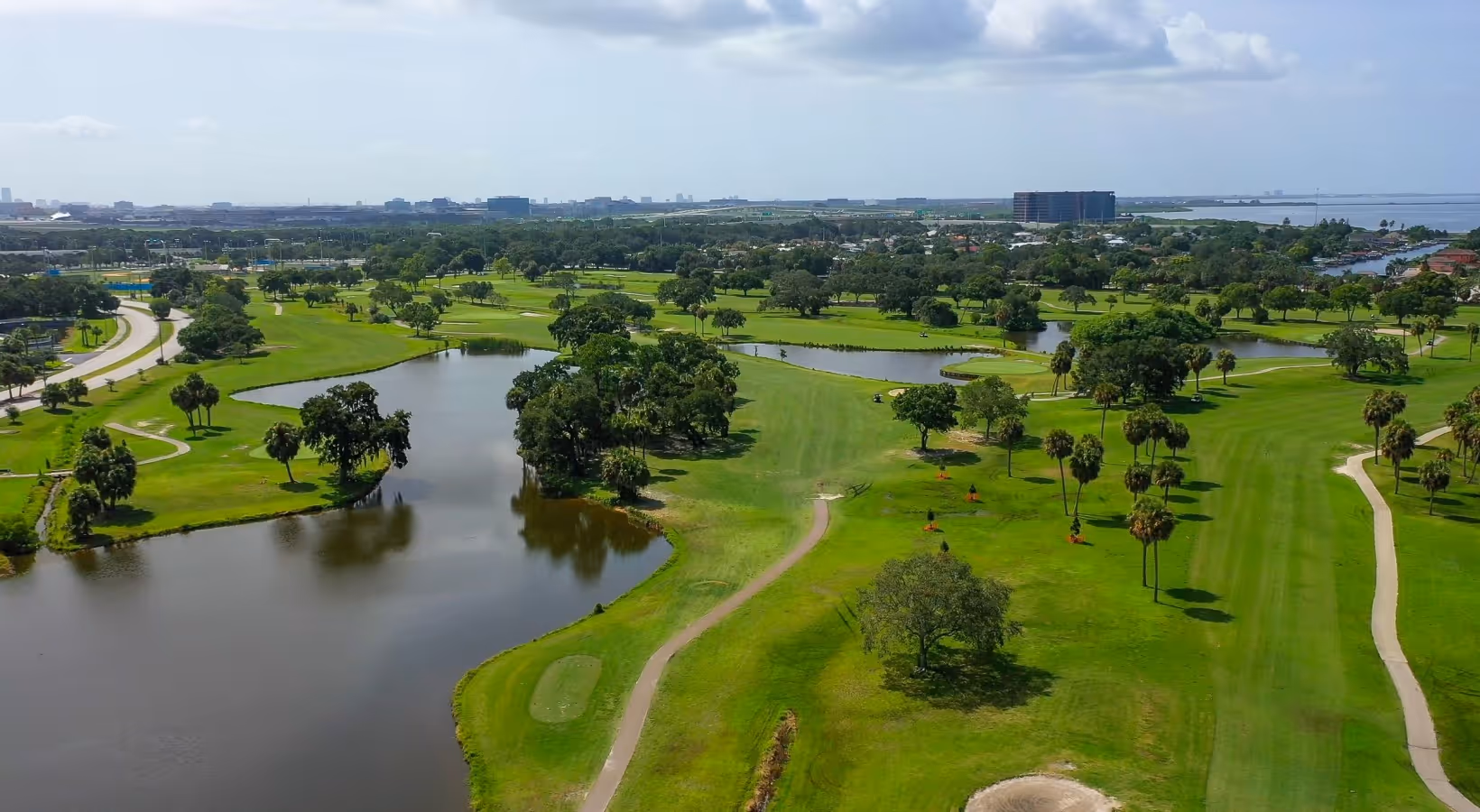 Golf course in Tampa, Florida