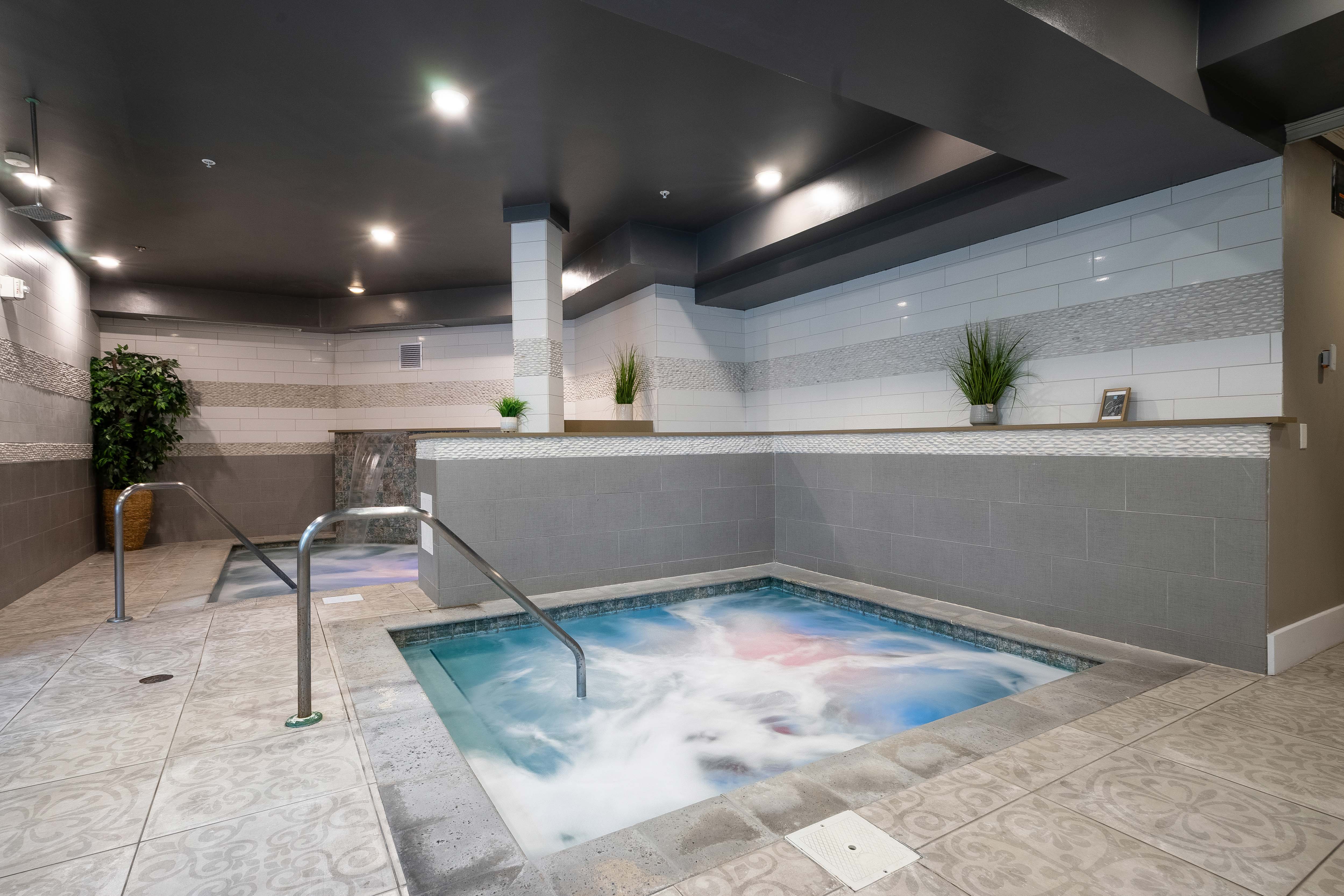 Indoor hot tub at Novus Westshore