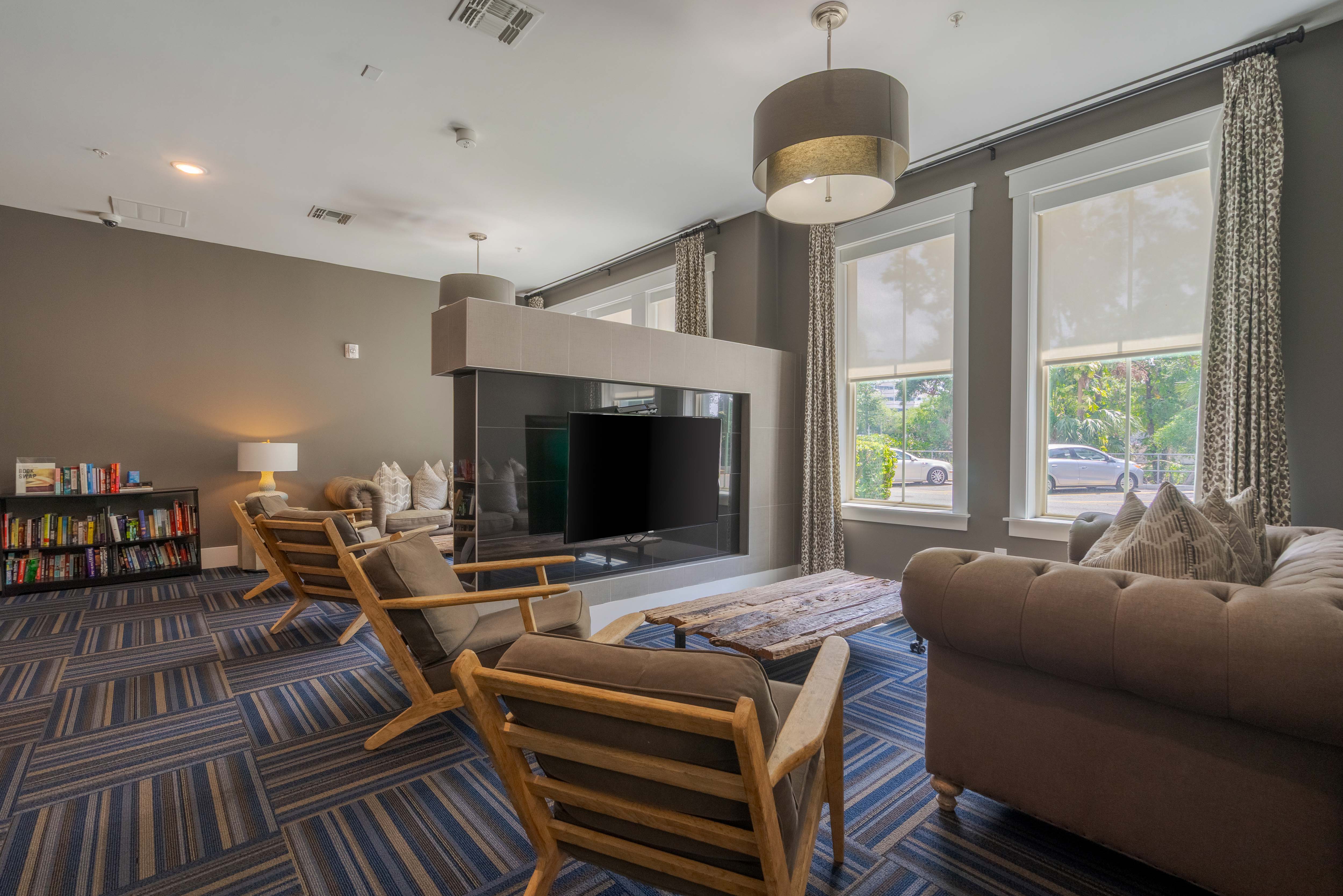 Wellness spa with sauna and hot tub