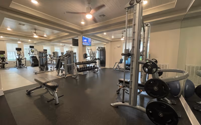 Top-of-the-line athletic club