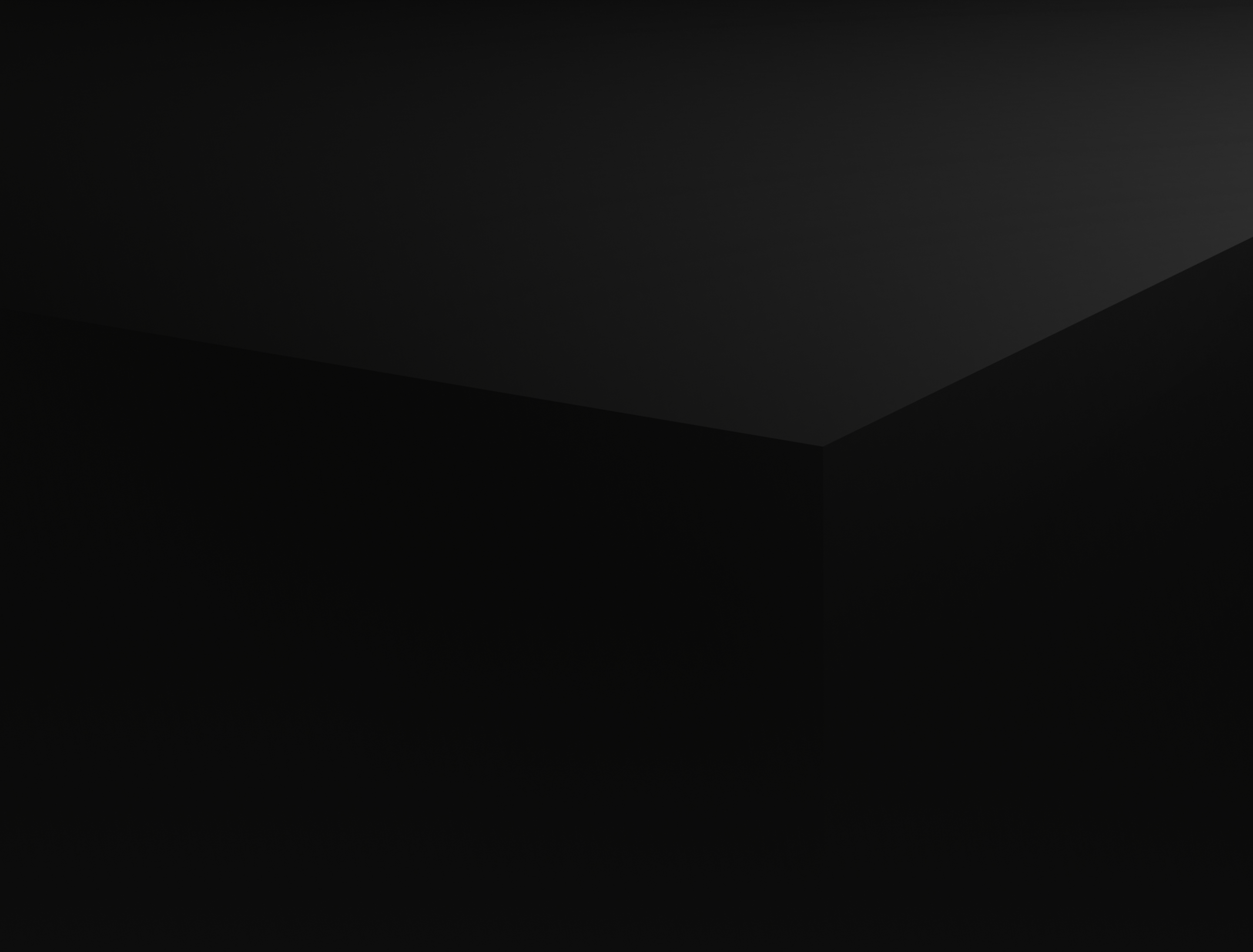 Dark gradient background with subtle geometric shapes and shadows.