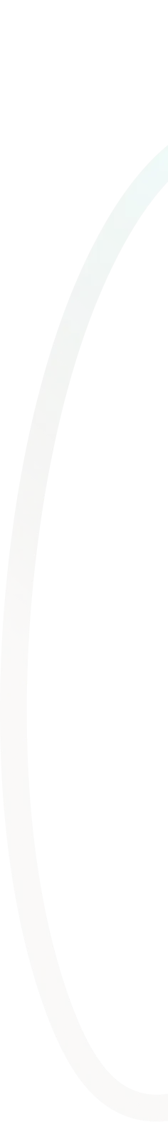 Minimalistic beige and light blue curved line on a transparent background.