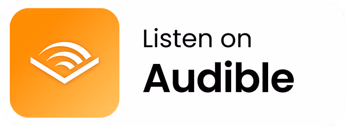 Button with Audible logo and text 'Listen on Audible'.