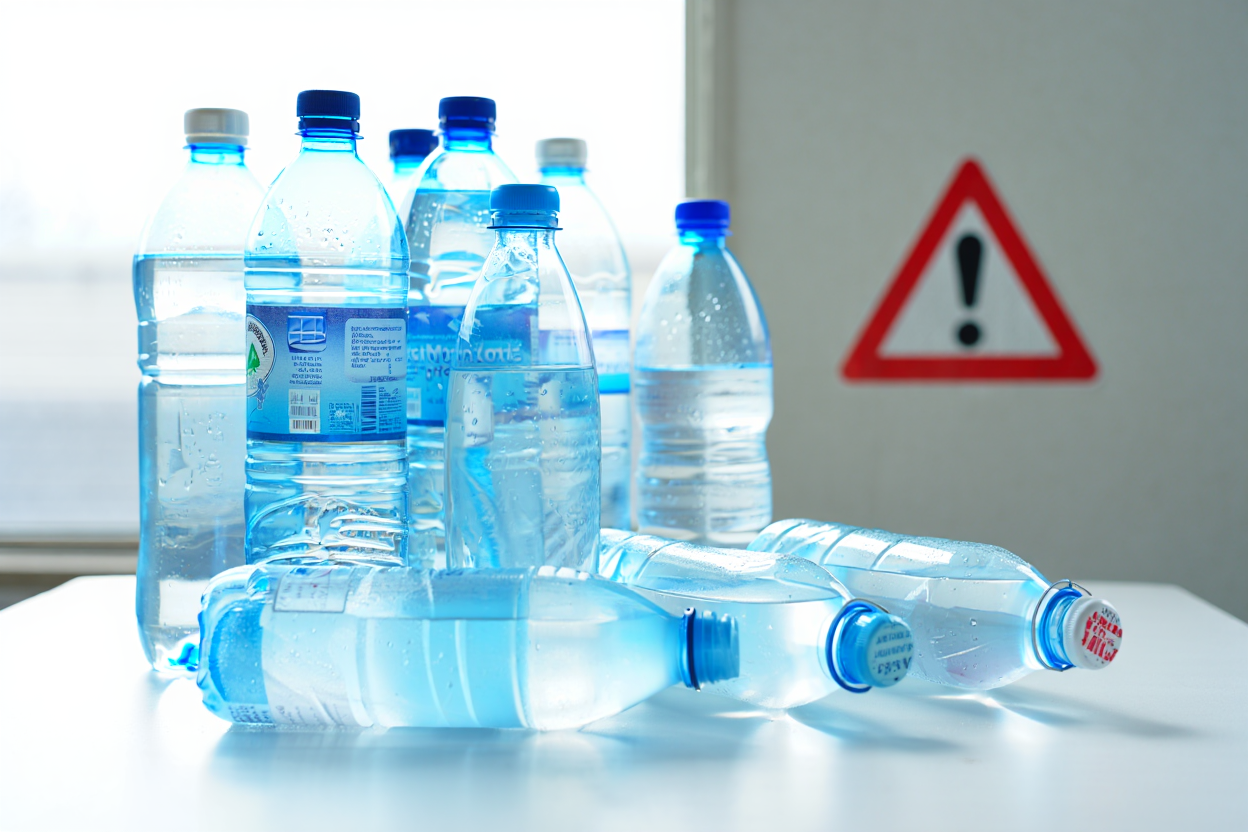 Plastikflaschen Lagerung