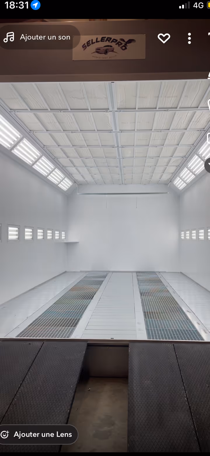 cabine de peinture automibile