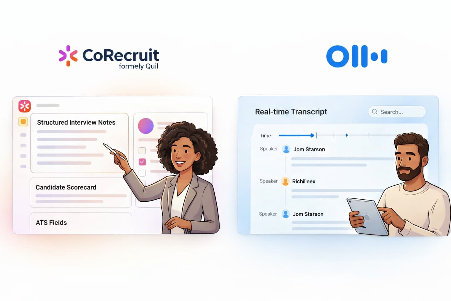 corecruit comparison with otter ai