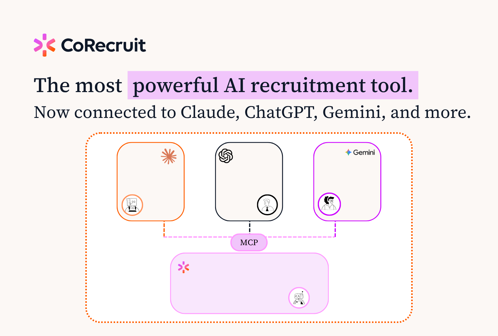 MCP connector corecruit