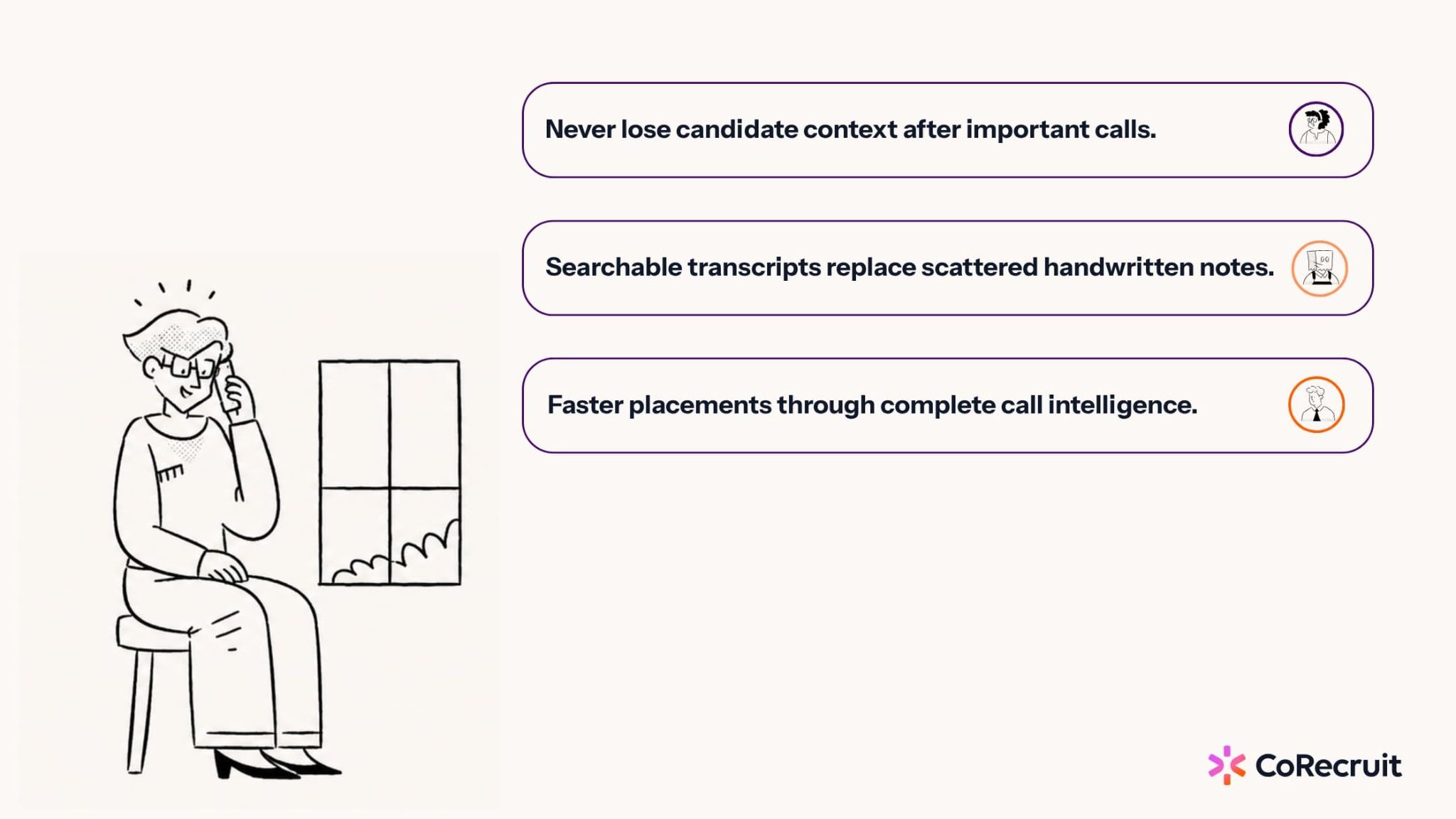 executive search phone recorder