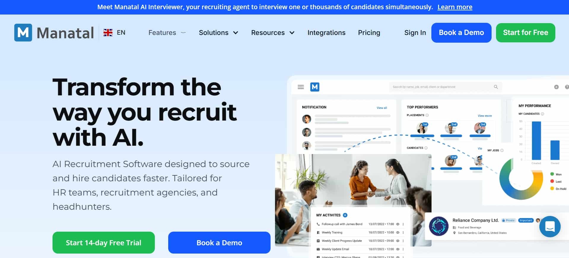 manatal recruiting 