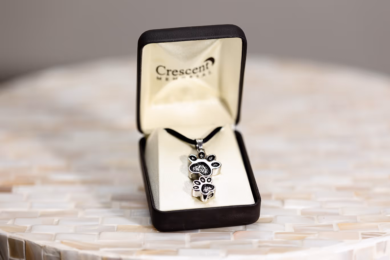 Stacked Paw Print Necklace