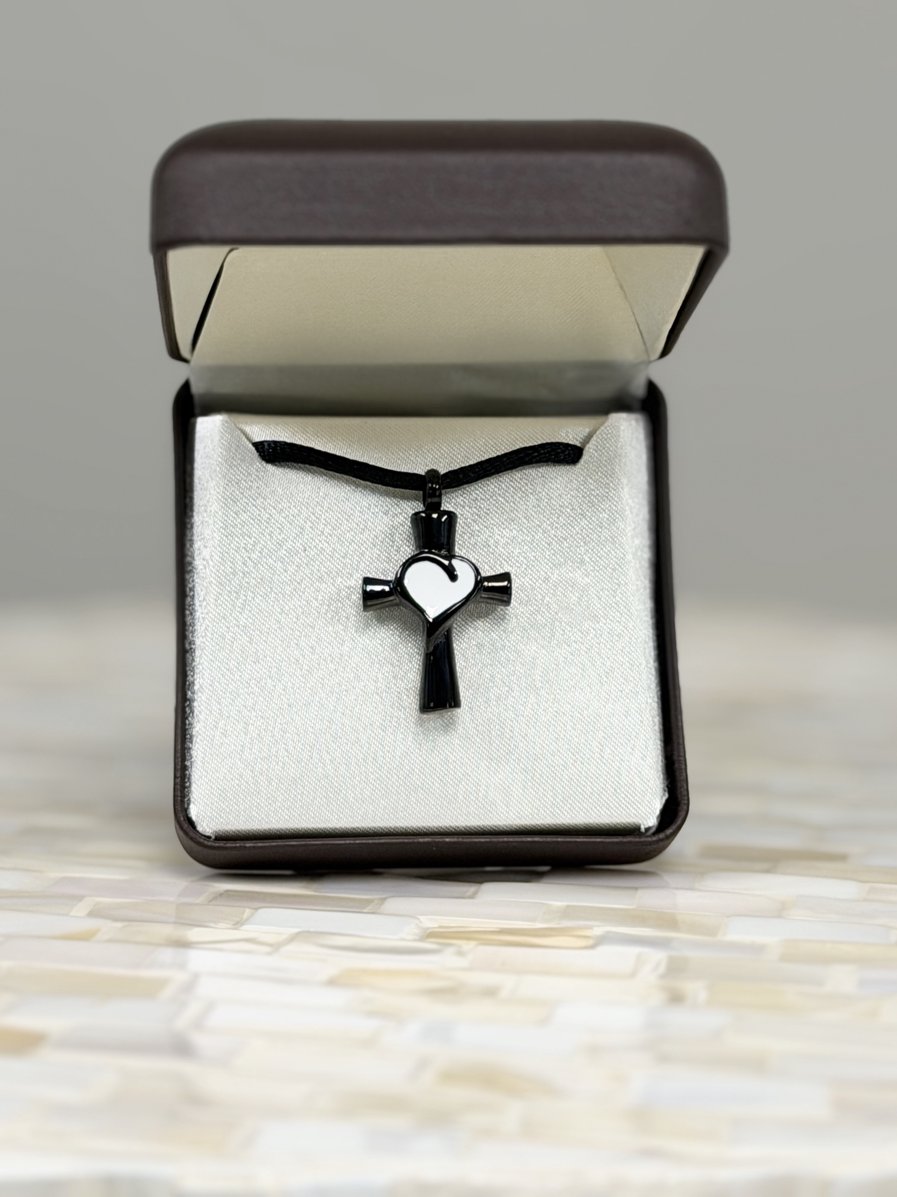 Black Cross necklace