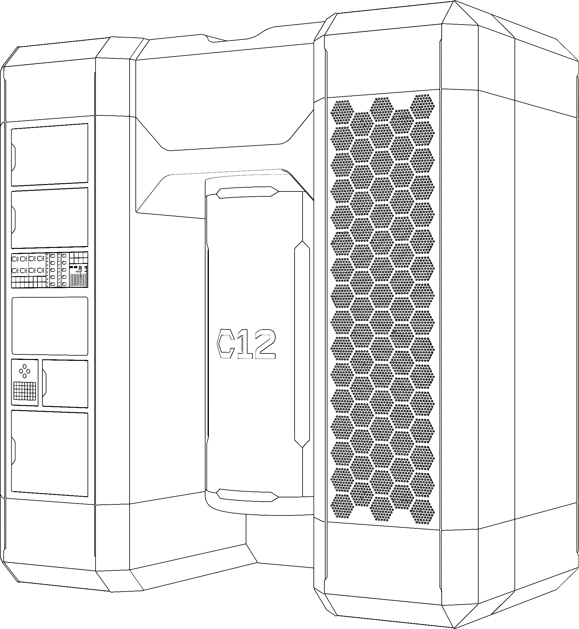 Illustration of a quantum computer with colorful layered circular components and glowing connections.