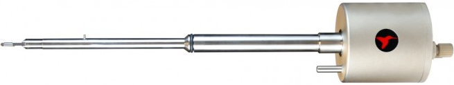 Hummingbird Scientific liquid flow TEM sample holder side view