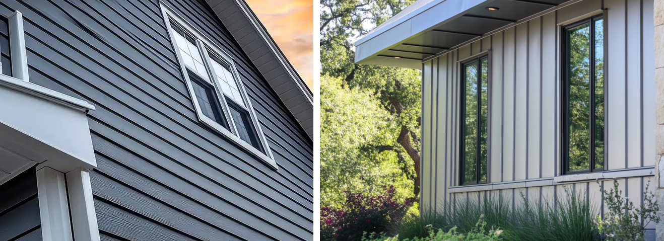 james hardie siding vs metal siding